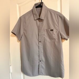 SHEIN Men's Casual Gray Button Down Shirt